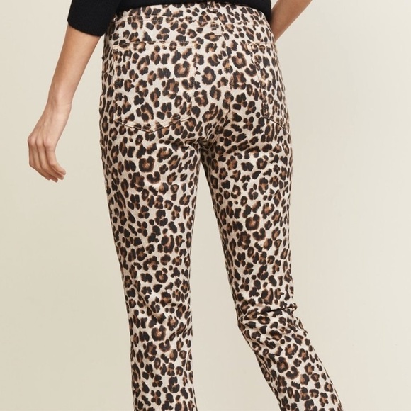Veronica Beard NWT Debbie 10” Skinny in Leopard size 26 - Picture 3 of 11